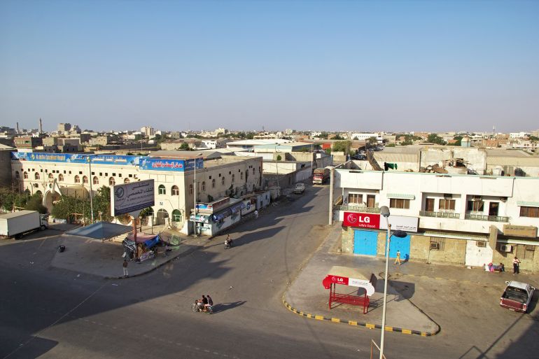 Hodeida, Yemen - 03 Jan 2013: The street in Hodeida, Red Sea, Bab El Mande, Yemen
